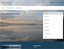 Tablet Screenshot of fotokone.fi